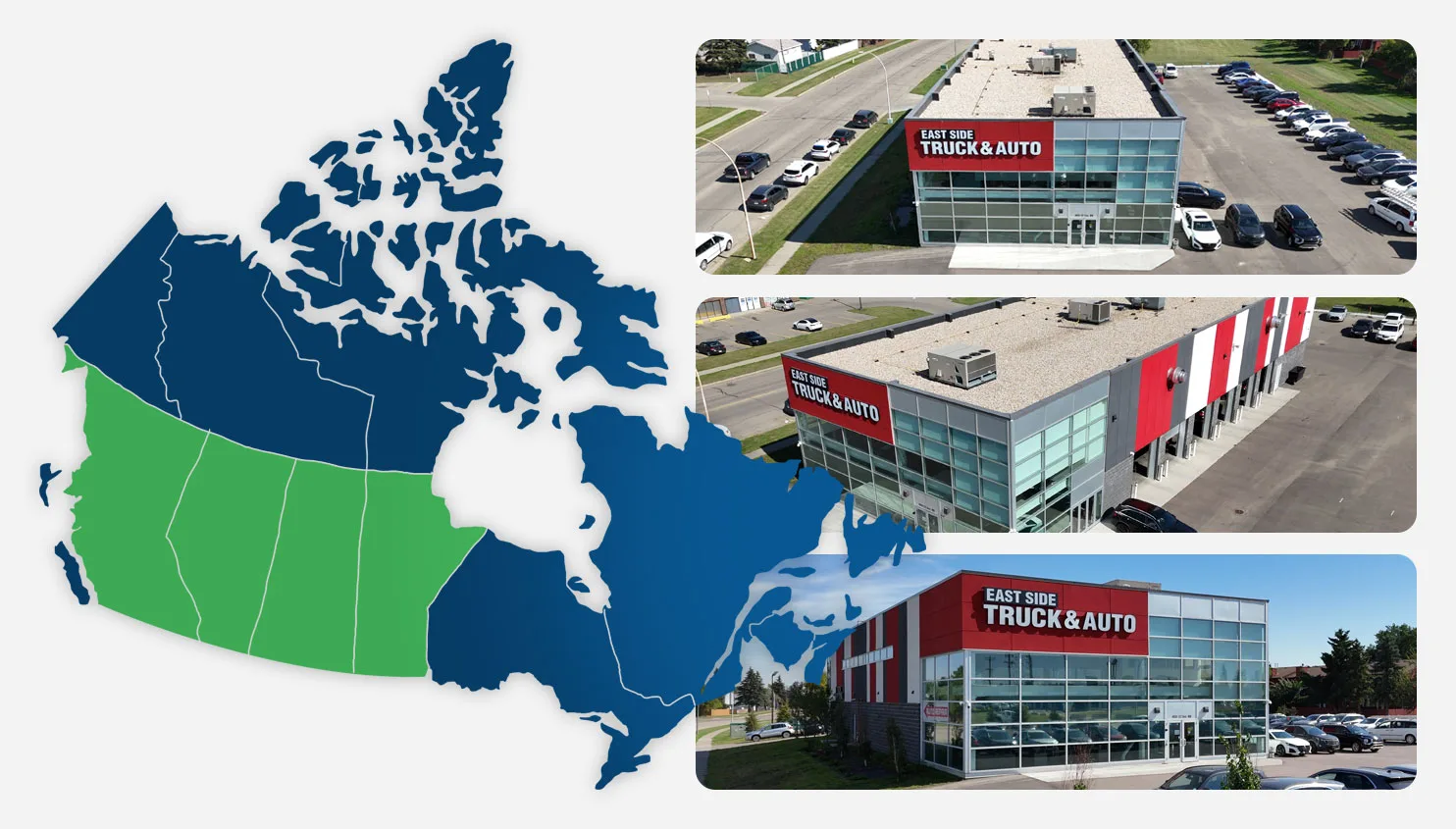 CanadaMap Our head office is located in Edmonton, but we proudly serve all of western Canada.
